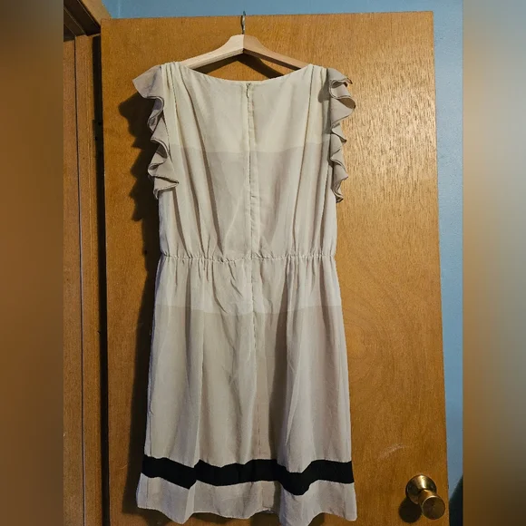 Neutral Chiffon Dress - Picture 3 of 3